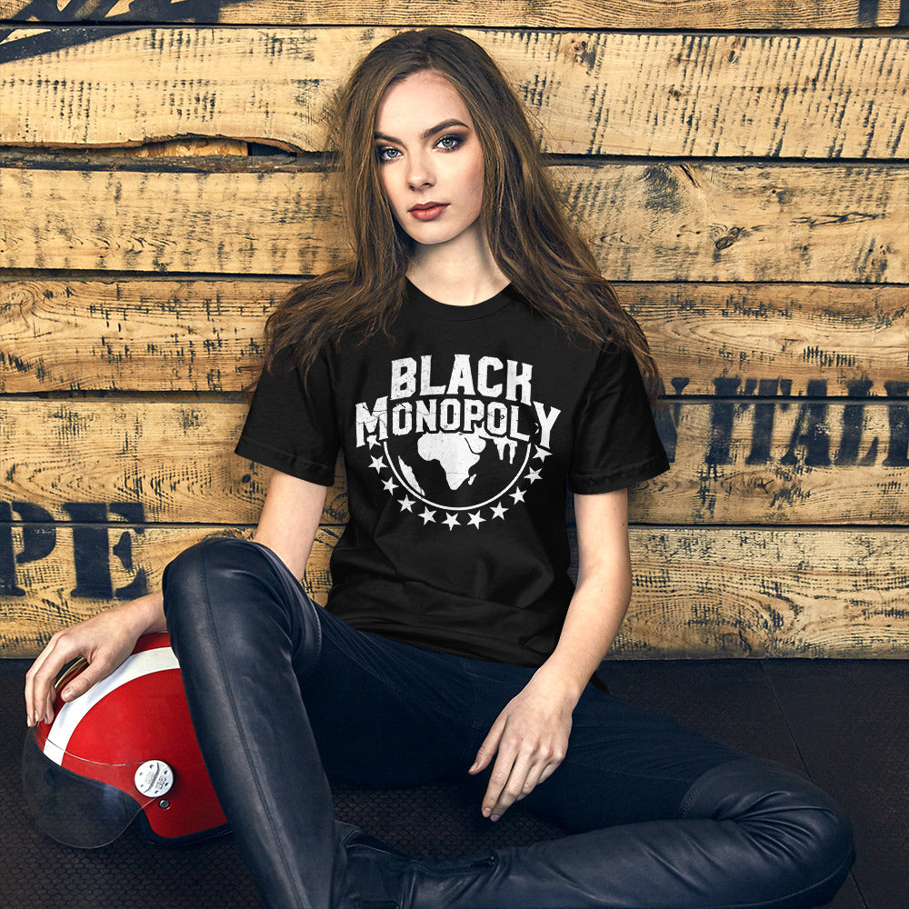 Black Monopoly Women Unisex t-shirt
