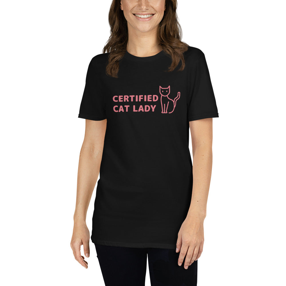 Certified Cat Lady Short-Sleeve Unisex T-Shirt